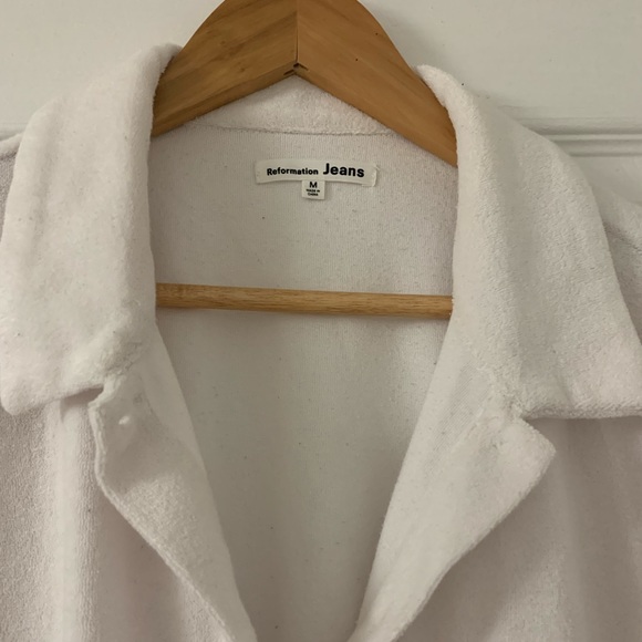 Reformation Terry Button up - Picture 3 of 5
